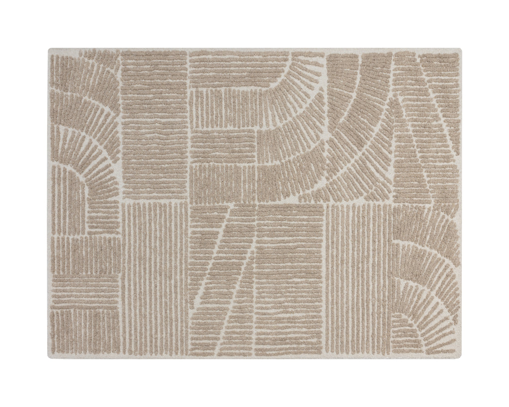 Corinthia Hand-Woven Rug - Ivory/Beige