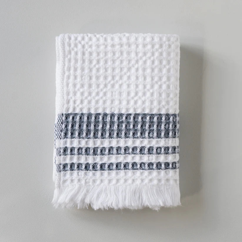 Organic Belgian Waffle Hand Towel Set of 2