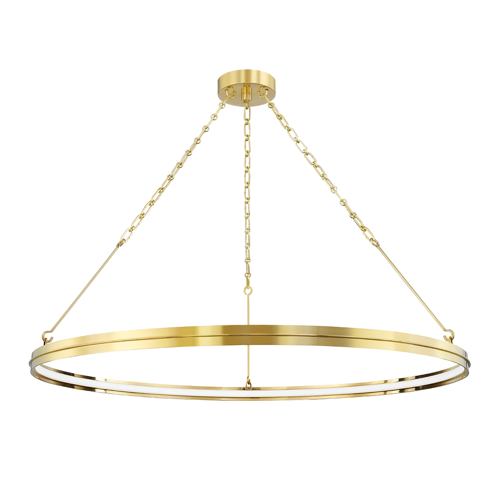 Rosendale Medium  Chandelier - Aged Brass