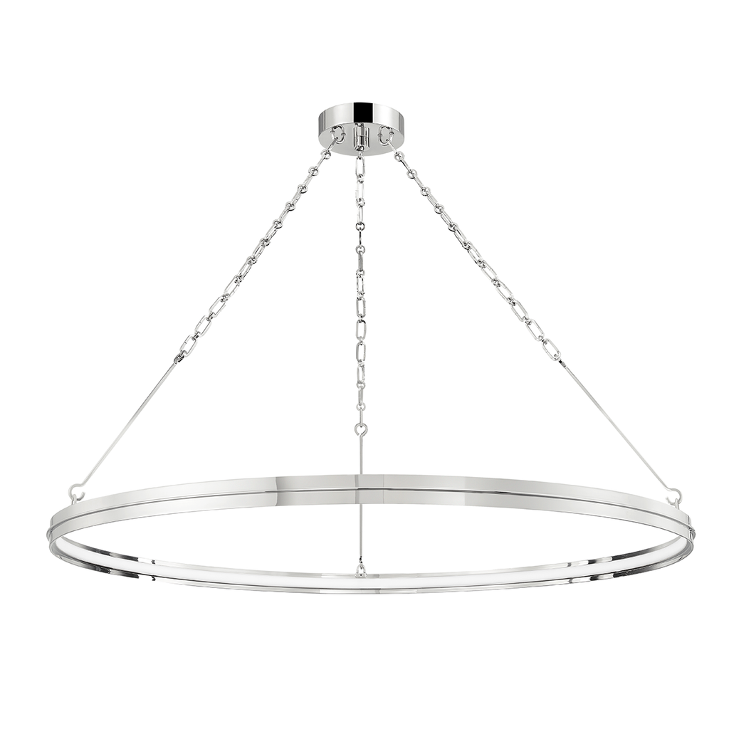 Rosendale Medium  Chandelier - Polished Nickel