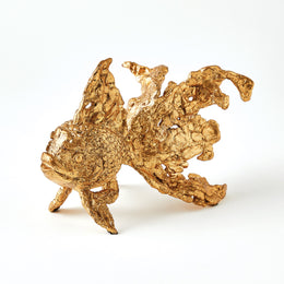 Angelfish Sculpture : Angelfish Sculpture (Gold Leaf)