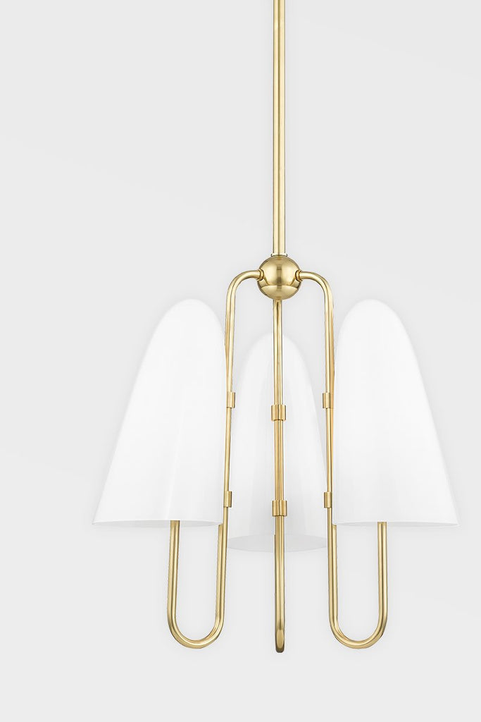 Slate Hill Chandelier - Aged Brass