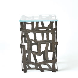 Fragments End Table : Fragments End Table (Blackened Iron)