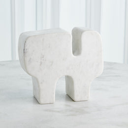 Abstract Marble Sculpture : Abstract Marble Sculpture (White Banswara Marble)