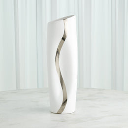 Loose Stripe Vase : Loose Stripe Vase (Large / Platinum)