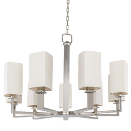 Baldwin Chandelier - Polished Nickel