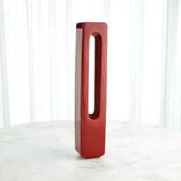 Rectangle Vase : Rectangle Vase (Large / Deep Red)