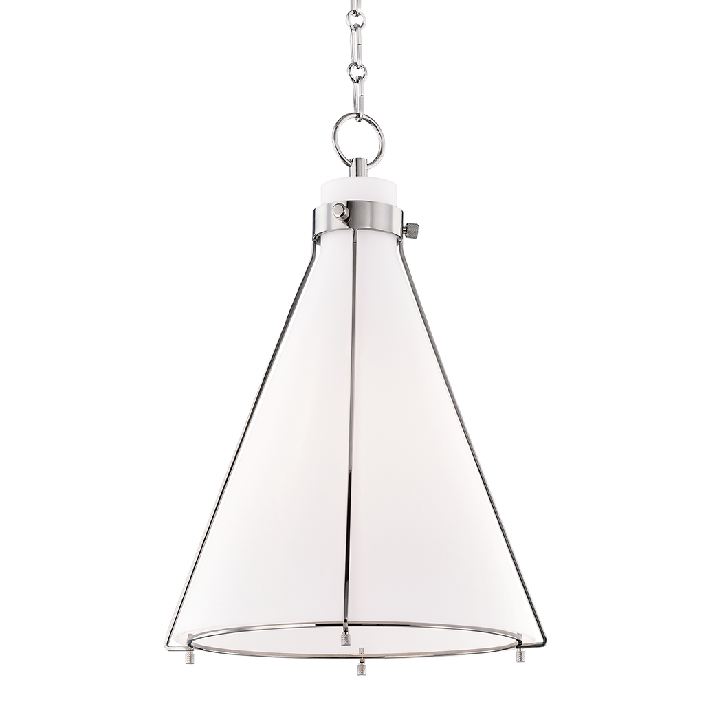 Eldridge Pendant 22" - Polished Nickel