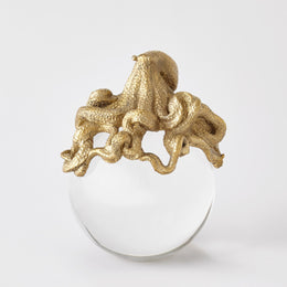 Octopus on Orb : Octopus on Orb (Brass)