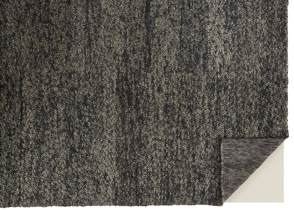 Berkeley Transitional Abstract Gray Taupe Black Area Rug (2' x 3')