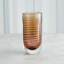 Spiraled Vase : Spiraled Vase (Large / Amber)