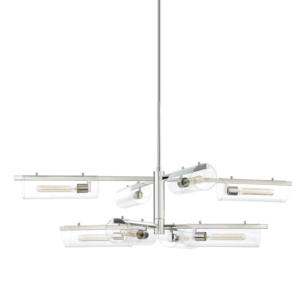 Ariel Chandelier 16" - Polished Nickel