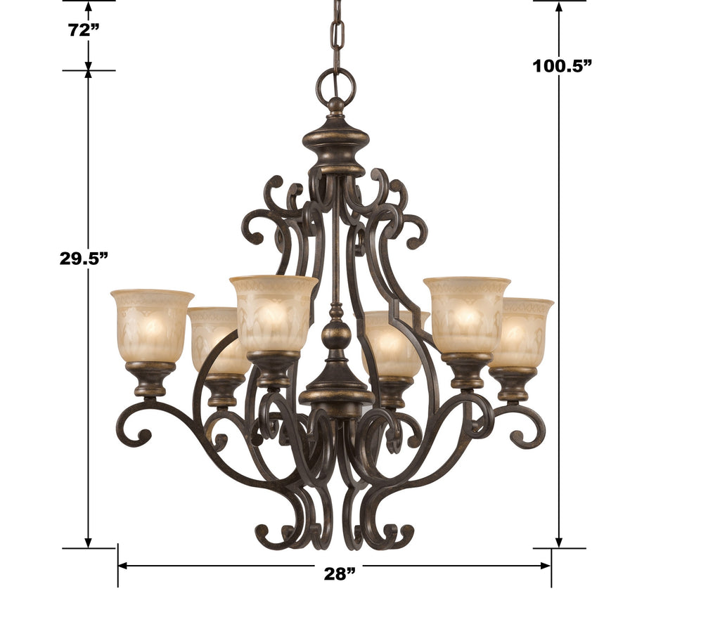 Norwalk 6 Light Chandelier