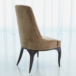 Channel Tufted Dining Chair : Channel Tufted Dining Chair (Mushroom)