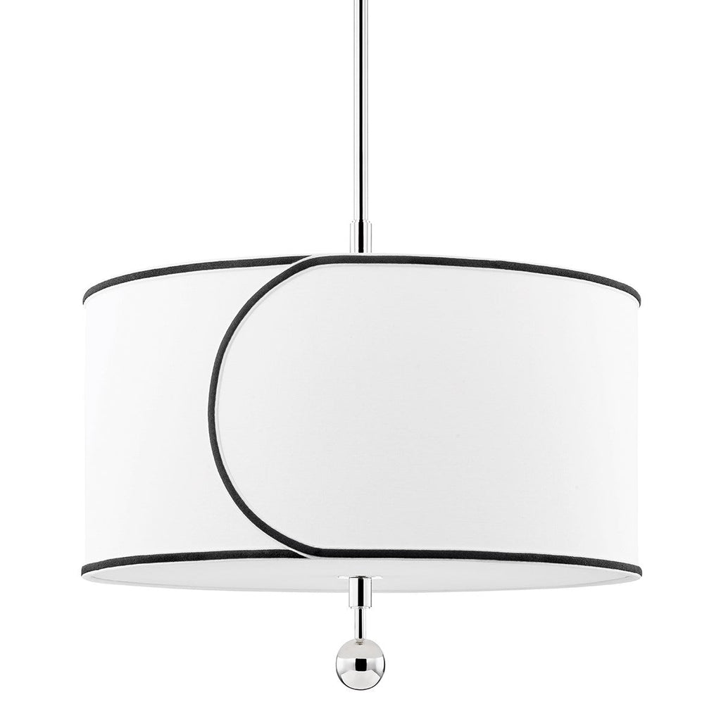 Zara Pendant 19" - Polished Nickel