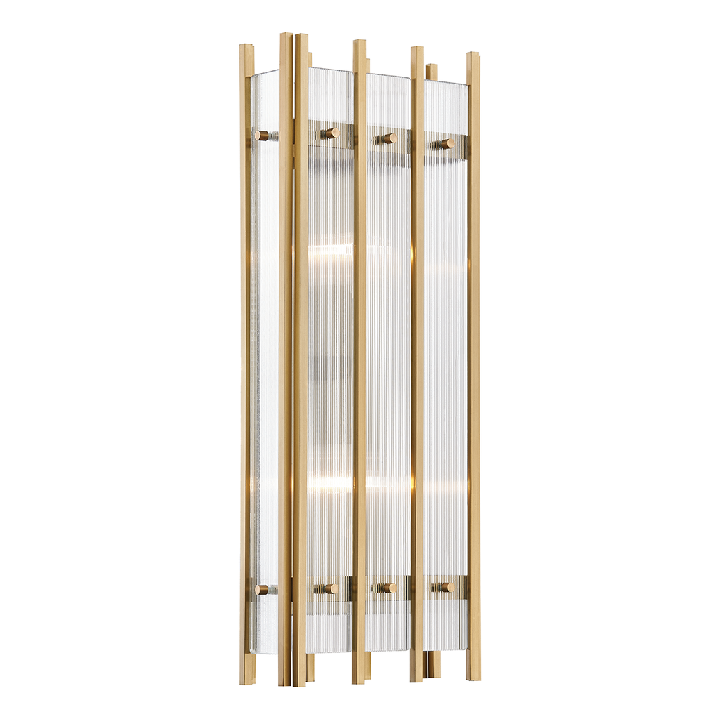 Wooster Wall Sconce - Aged Brass