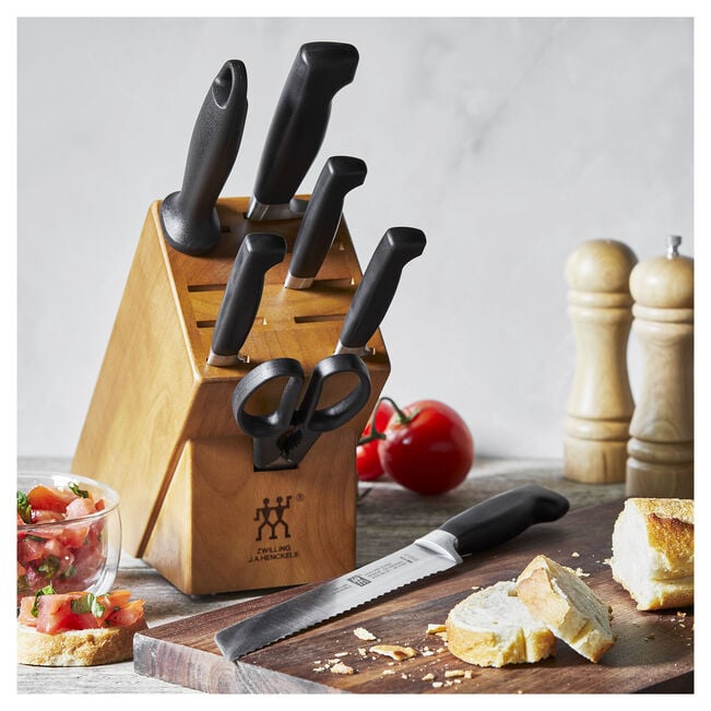 Zwilling Four Star Anniversary 8-pc Knife Block Set