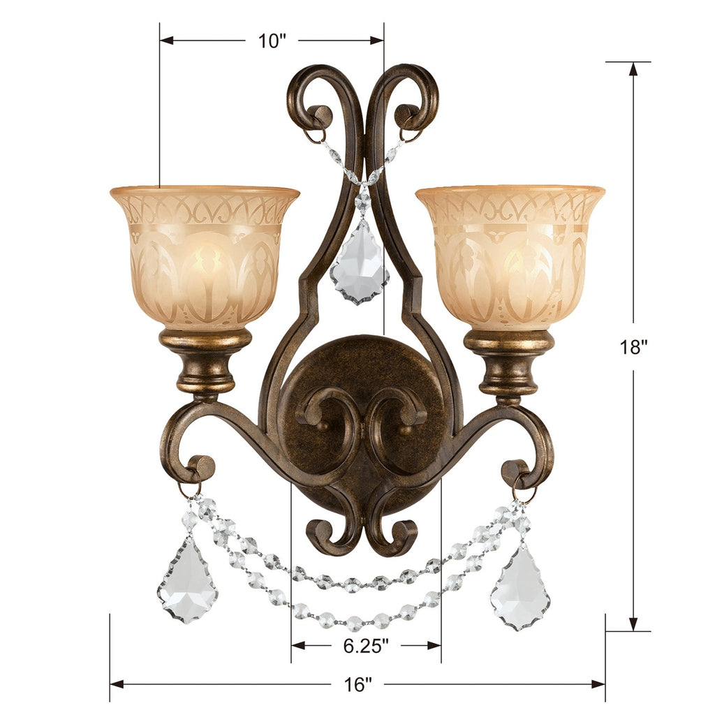 Norwalk 2 Light Sconce