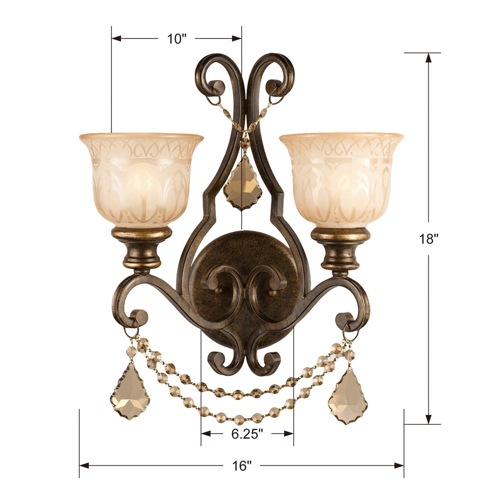 Norwalk 2 Light Sconce