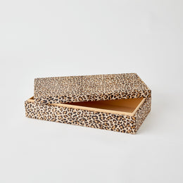 Cheetah Hair-On-Hide Box : Cheetah Hair-On-Hide Box (Large)