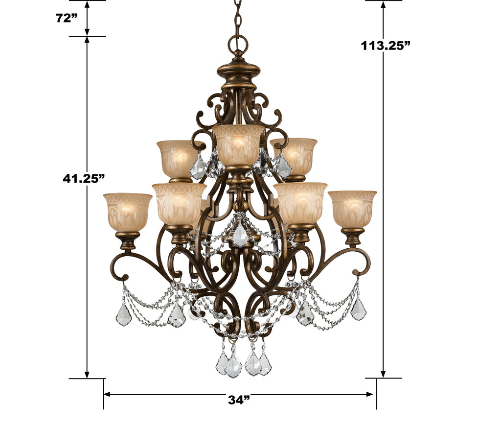 Norwalk 9 Light Chandelier