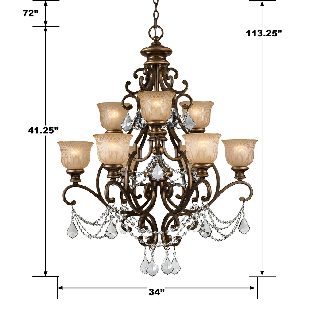 Norwalk 9 Light Chandelier