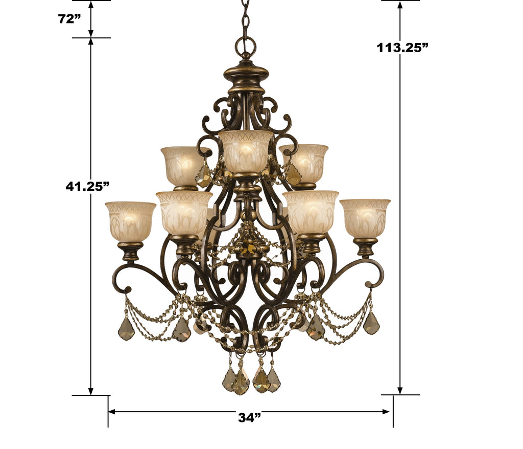 Norwalk 9 Light Chandelier