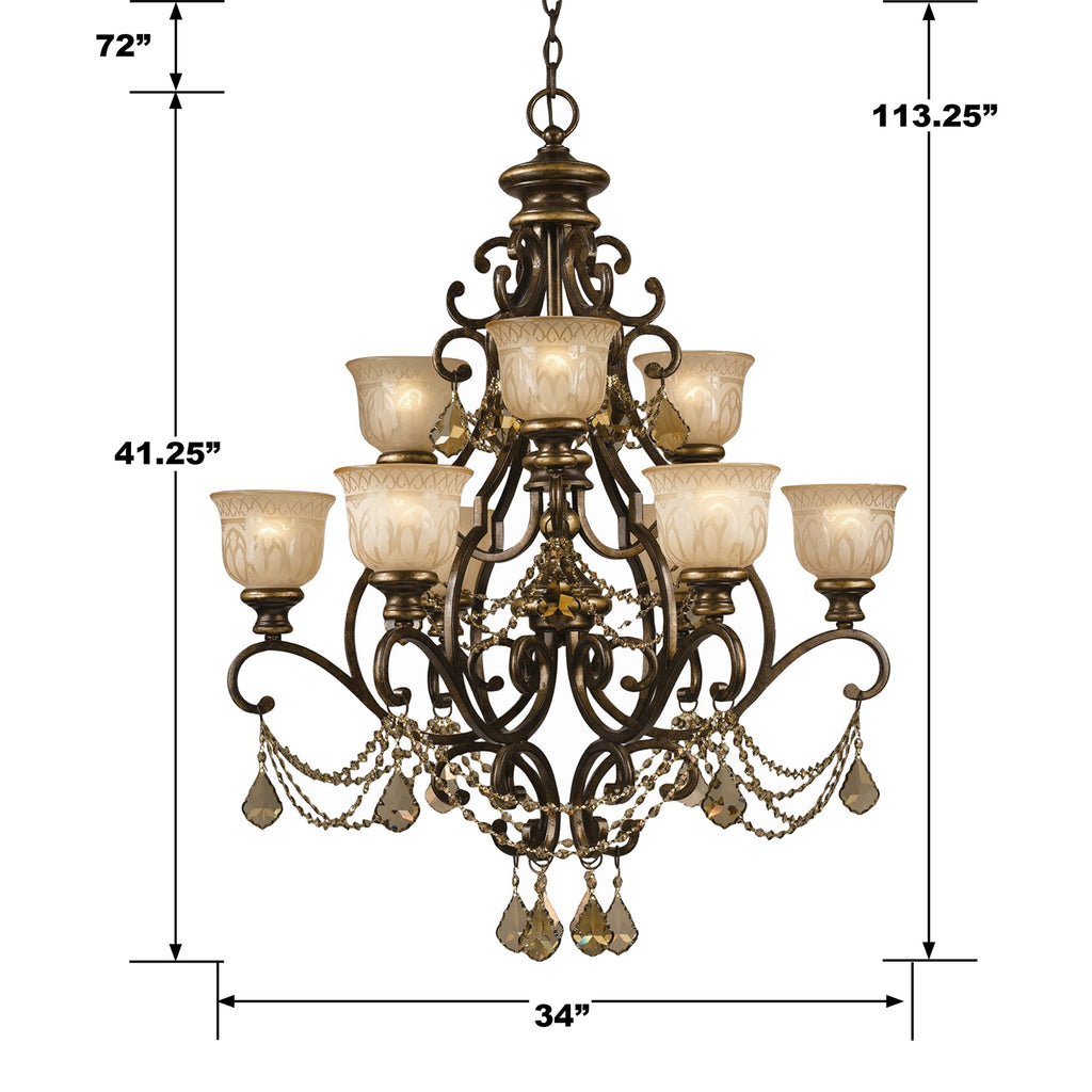 Norwalk 9 Light Chandelier