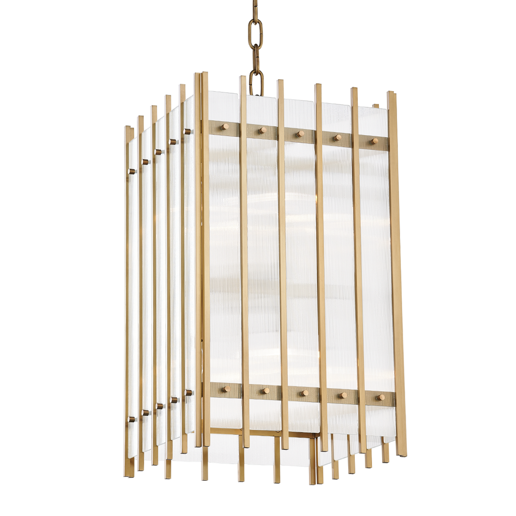 Wooster Pendant 20" - Aged Brass