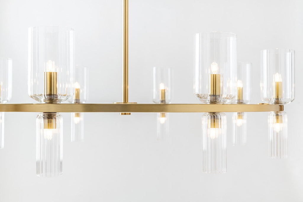 Tabitha Chandelier - Aged Brass