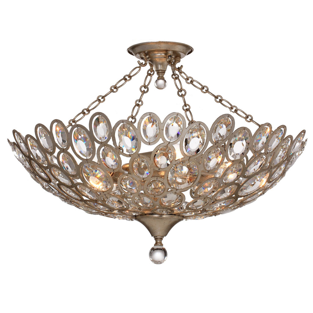 Sterling 5 Light Semi Flush