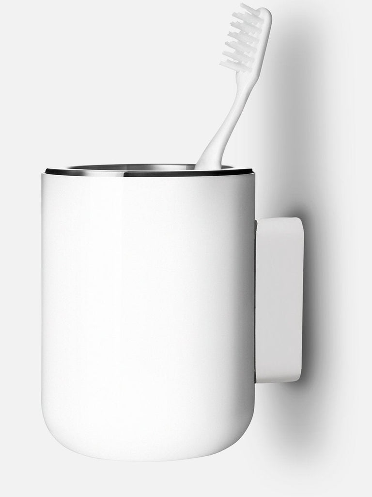 Toothbrush Holder, Wall, White