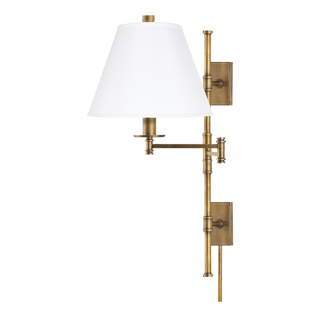Claremont Wall Sconce 25" - Aged Brass