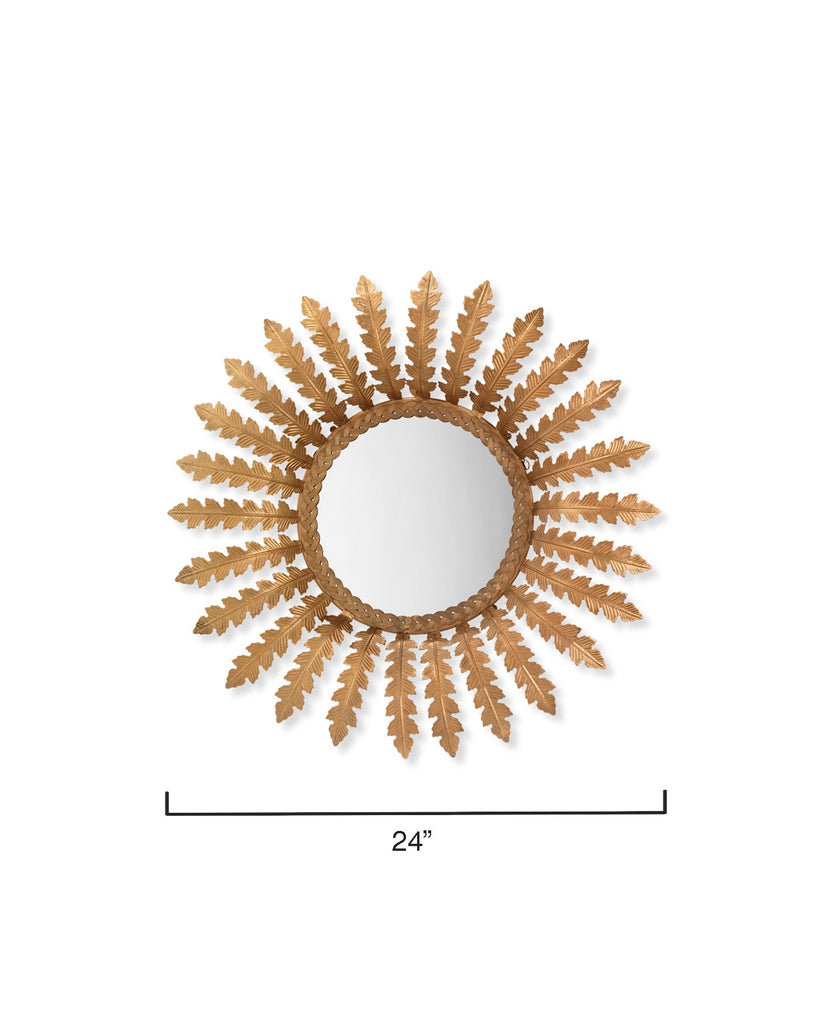 Elouise Mirror-Antique Brass