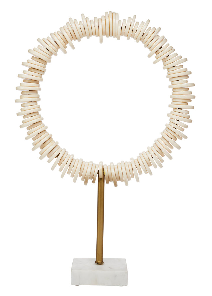 Arena Ring Sculptures, Set of 2-Cream