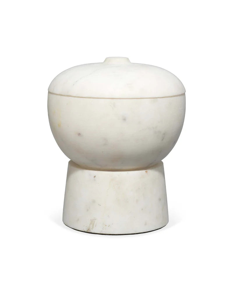 Bennett Marble Storage Bowl w/ Lid