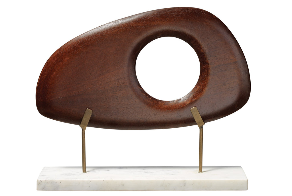 Betty Long Wood Object-Brown