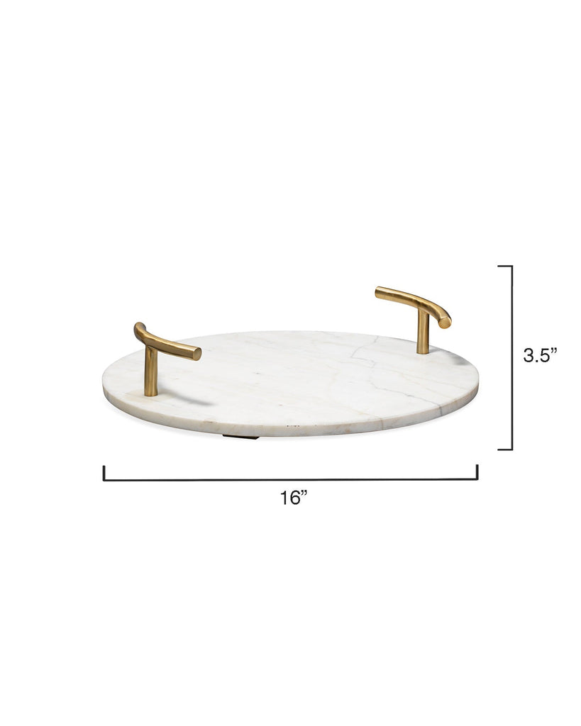 Round Carter Handle Tray