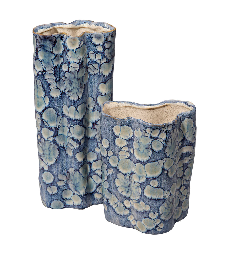 Cloud Ceramic Decorative Set of 2 Vases