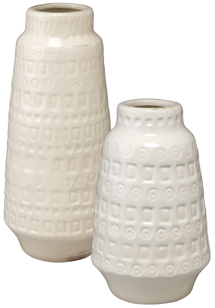 Coco Vessels, Set of 2-White