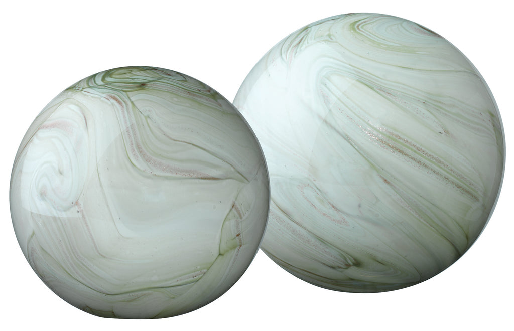 Cosmos Glass Balls-Green-7COSM-BAS