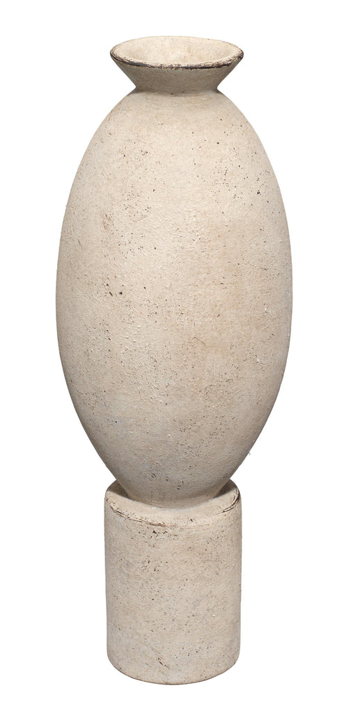 Elevated Decorative Vase-Cream-7ELEV-VAO