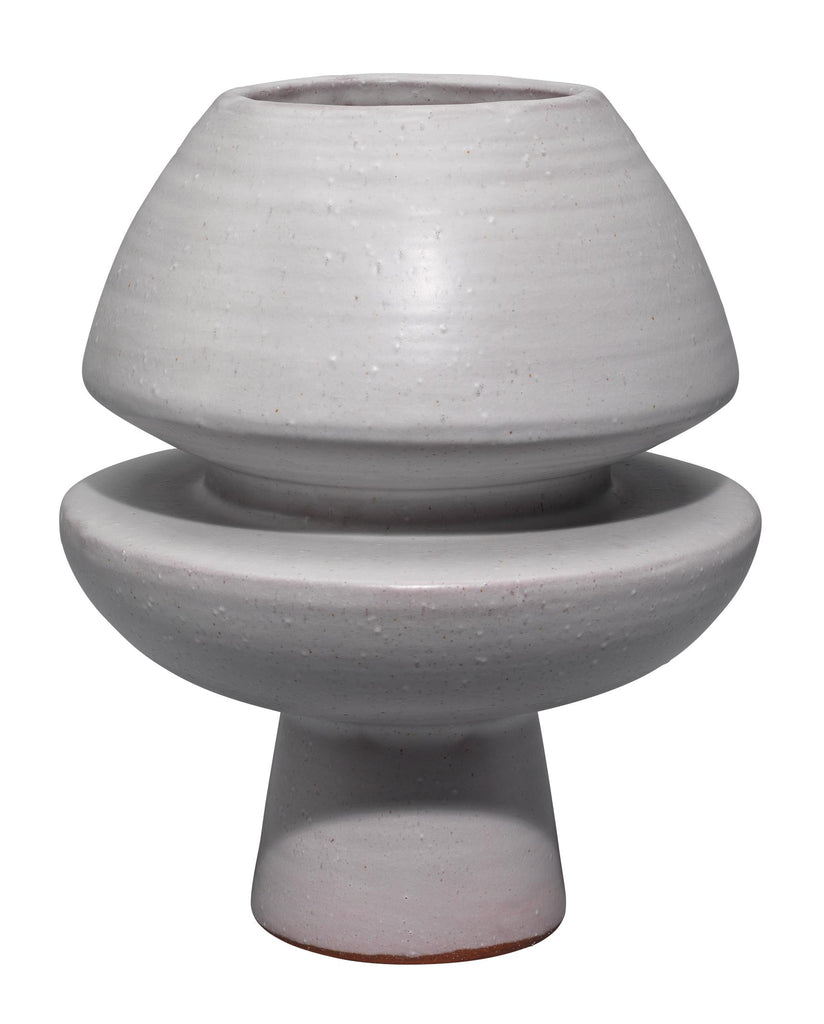 Foundation Decorative Vase-Grey-7FOUN-VAG