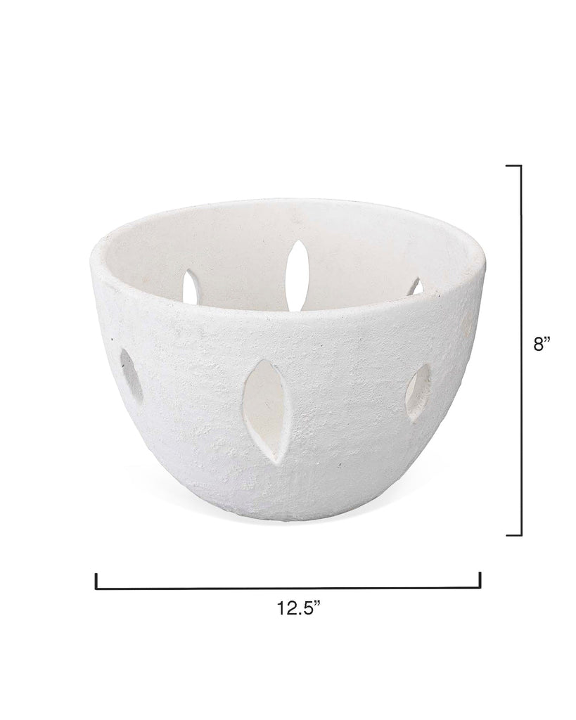 Lacerated Bowl-White