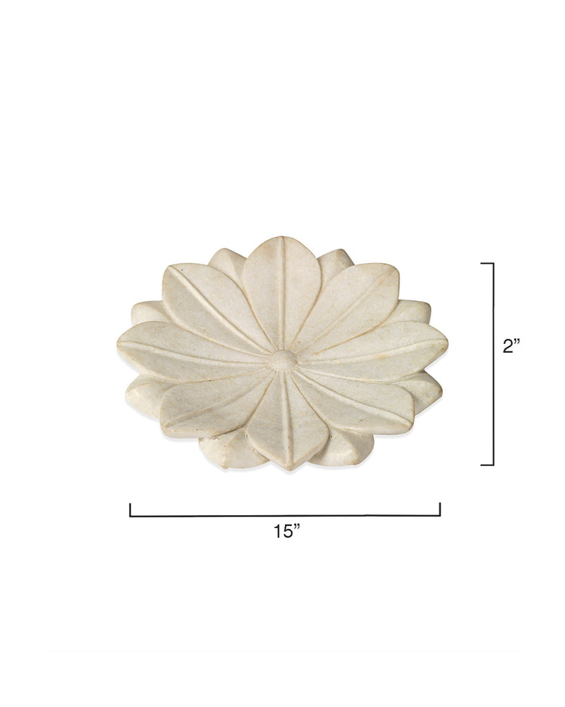 Lotus Plate-White
