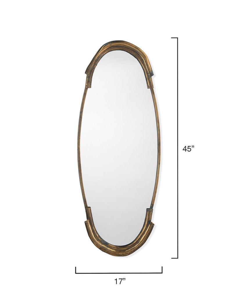 Margaux Mirror-Antique Brass