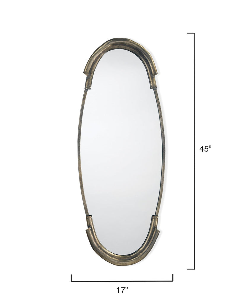 Margaux Mirror-Antique Silver