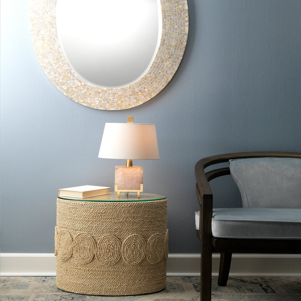 Oval Mirror-Cream