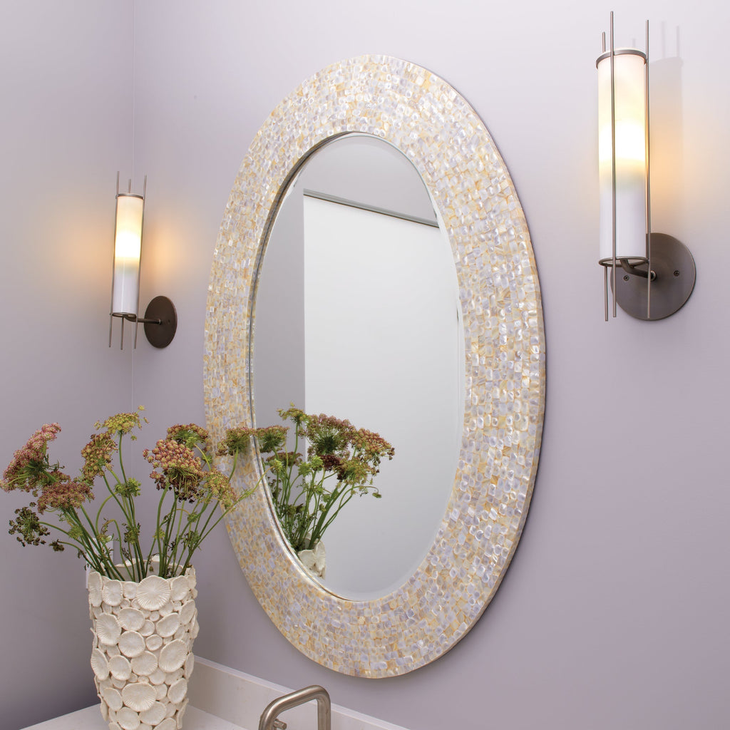 Oval Mirror-Cream