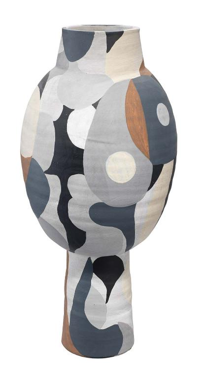 Pablo Tall Vase-Beige